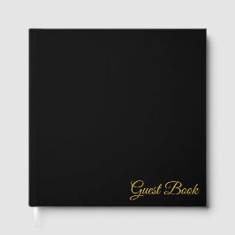 Livro De Visitas Eterno Black Guest Book for Memories and Notes (Li