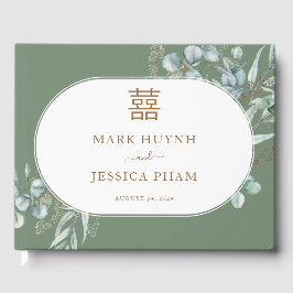 Livro De Visitas Eucalipto Chinês Dupla Felicidade/Música Hy