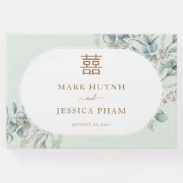 Livro De Visitas Eucalipto Chinês Dupla Felicidade/Música Hy