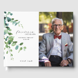 Livro De Visitas Eucalyptus Photo Memorial Guest Book