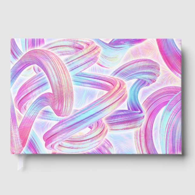 Livro De Visitas eurobeat holorave - pink and blue : (Frente)