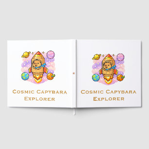 Livro De Visitas Explorador Capivara Cósmico