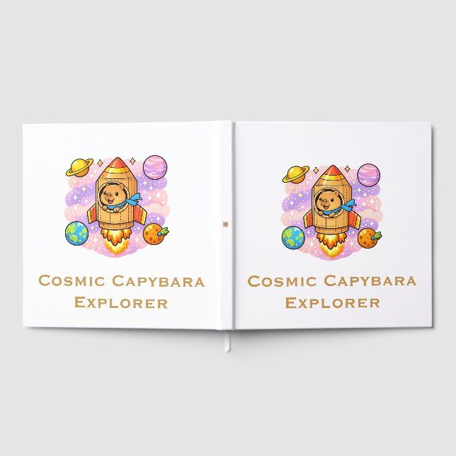 Livro De Visitas Explorador Capivara Cósmico (Completo)