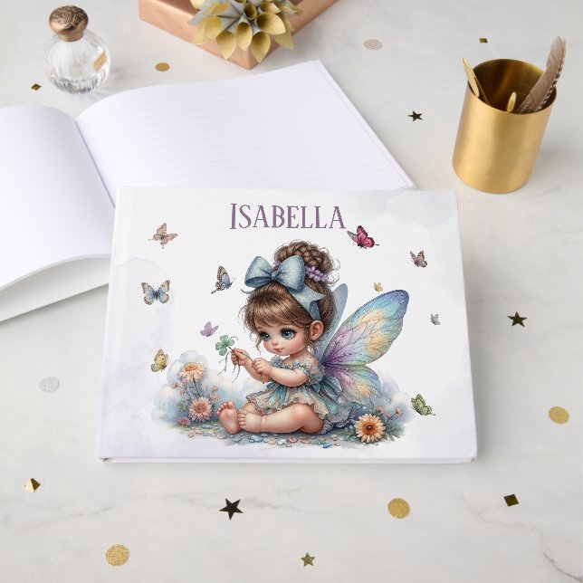 Livro De Visitas Fadazinha adorável (Frente aberta)