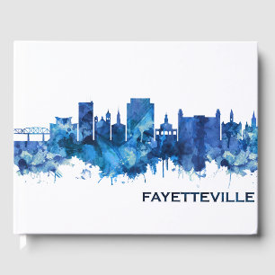 Livro De Visitas Fayetteville Carolina do Norte Skyline Blue