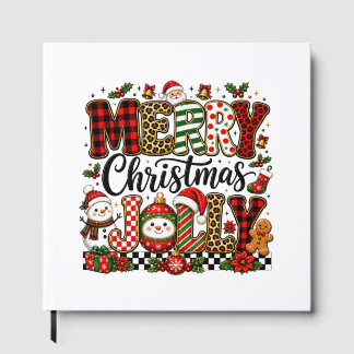Livro De Visitas Feliz Natal Alegre