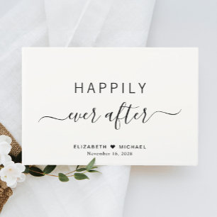 Livro De Visitas Feliz Para Sempre Após O Casamento