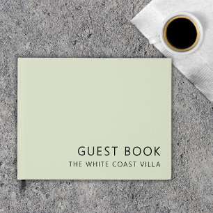 Livro De Visitas Férias de Sage Aluguer Código QR Comentários do Li