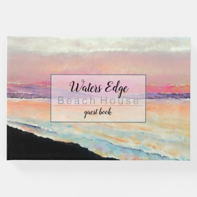 Livro De Visitas Férias Rental Beach Fine Art (Frente)