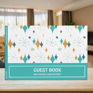 Livro De Visitas Férias Rental Retro Starburst