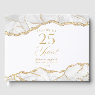 Livro De Visitas Festa de Aniversário de Casamento de 25 anos em Ág