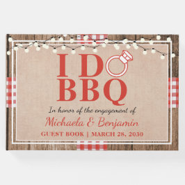 Livro De Visitas Festa de Engajamento Churrasco Rustic I Do Casal C