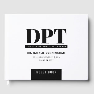 Livro De Visitas Festa de formatura DPT moderna personalizada
