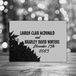 Livro De Visitas Filme Noir Wedding da década de 1940