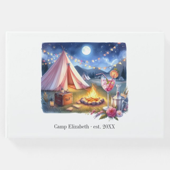 Livro De Visitas Fim de Semana da Noiva do Campo de Glam (Frente)