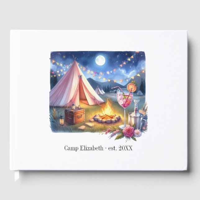 Livro De Visitas Fim de Semana da Noiva do Campo de Glam (Frente)