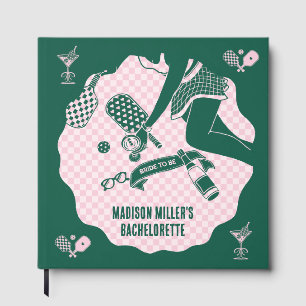 Livro De Visitas Fim de Semana de Pickleball Moderno e Prosecco par