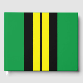 Livro De Visitas Fitas de Corrida Verde Amarelo-Amarelo-Atlético