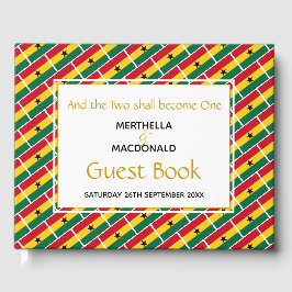 Livro De Visitas FLAG Christian Scripting Weding Ghanaian
