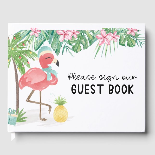 Livro De Visitas Flamingo Paradise Vacation Rental Guest Book (Frente)