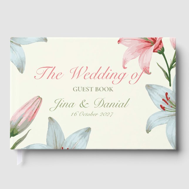 Livro De Visitas Flor de Açafrão (Frente)