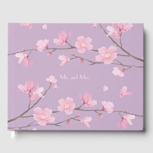 Livro De Visitas Flor de Cereja