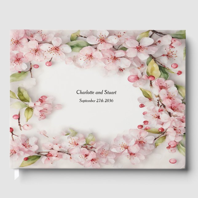 Livro De Visitas Flor de Cerejeira (Frente)