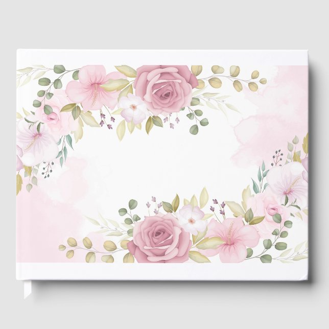 Livro de Visitas Floral (Frente)