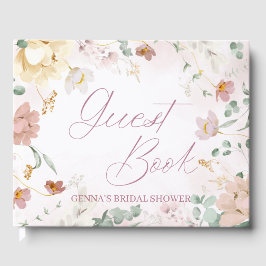 Livro de Visitas Floral Blush