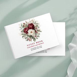 Livro de Visitas Floral de Eucalipto Vermelho Fund
