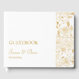 Livro De Visitas FLores Douradas