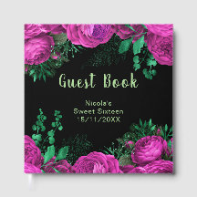 Flores Elegantes Rosa Quente Sweet Sixteen