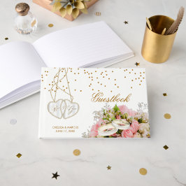 Livro De Visitas Flores Florais Rosa Rosa Rosa Rosa Rosa Rosa Rosa