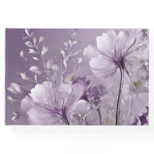 Flores Roxas em Flor Arte de IA