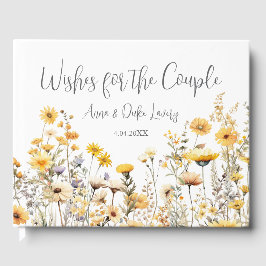 Livro De Visitas Flores Selvagens Modernas