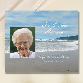 Livro De Visitas Foto: Beach Memorial ou Funeral Guest Book