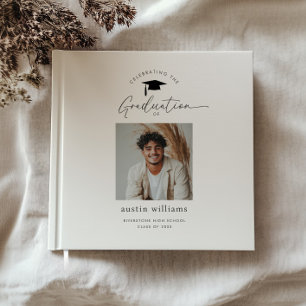 Livro De Visitas Foto de Boas-vindas para Celebração de Formatura d