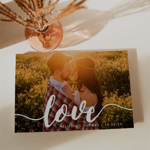Livro De Visitas Foto de Casamento de Sobreposição de Script de Amo