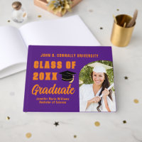 Foto de Graduado Laranja Roxo Personalizada Gradua