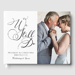 Livro De Visitas Foto de Renovação de Voto de Aniversário de Casame