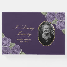 Foto do Funeral Floral Purple Elegante