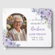 Foto Funeral Dourada do Memorial Floral Purple Lil