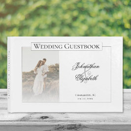 Livro De Visitas Foto moderna com Casamento de Sobreposição