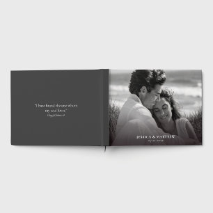 Livro De Visitas Foto Preto e Branco Canção de Salomão
