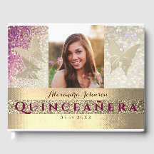 Foto Quinceanera Brilho Rosa