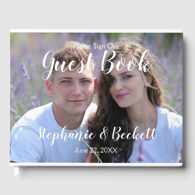 Livro De Visitas Fotos de Casamento (Frente)
