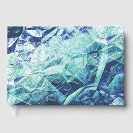 Livro De Visitas fragments of memories - cobalt and mint : 