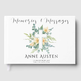Livro De Visitas Funeral Guest Book - Editable