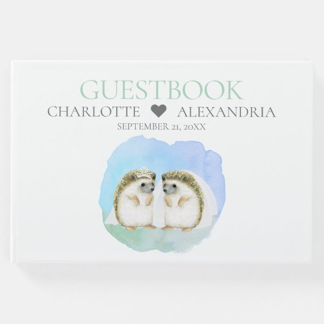 Livro De Visitas Fúria Fúria Fúria Casamento de Casal Lésbica Gay (Frente)