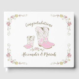 Livro De Visitas Garota Chá de fraldas País Ocidental